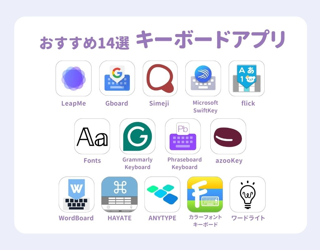 【最新】iPhoneのキーボードアプリおすすめ14選！の画像1枚目